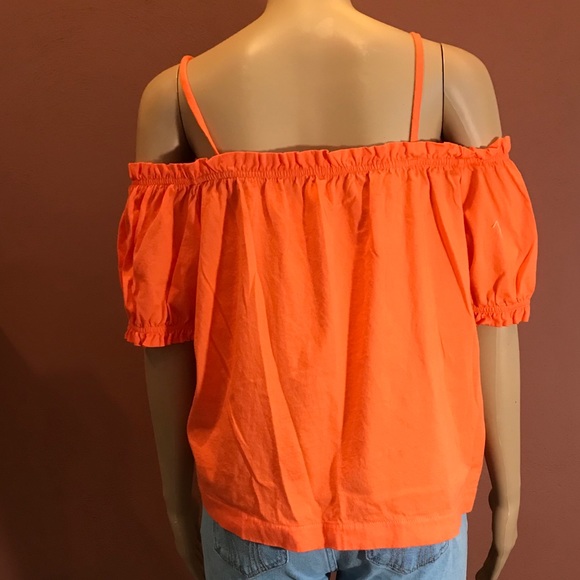 H&M’s orange top size small used - Picture 4 of 6